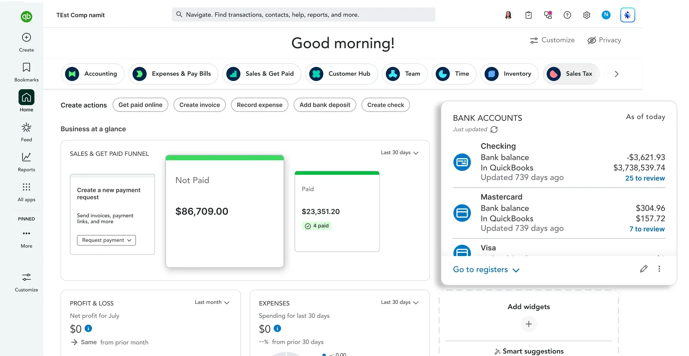 QuickBooks Accounting Integration